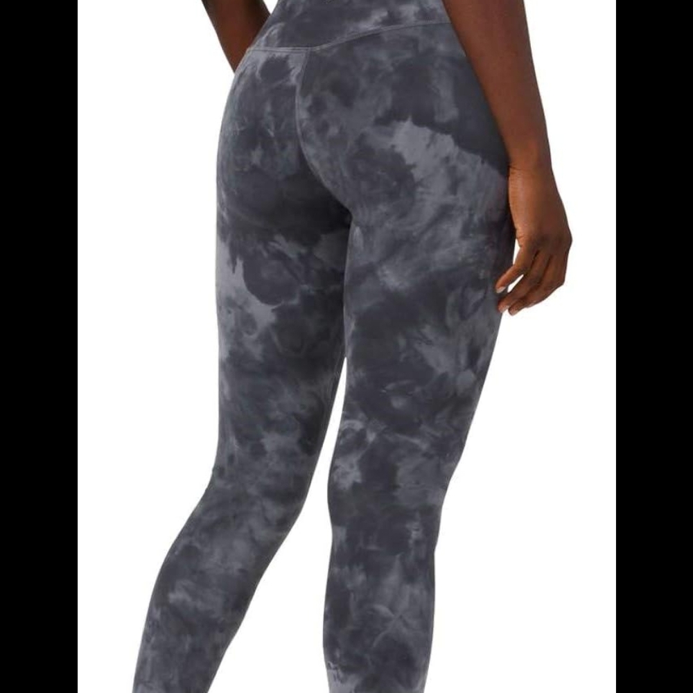 Lululemon Women's Gray Tie-Dye Leggings